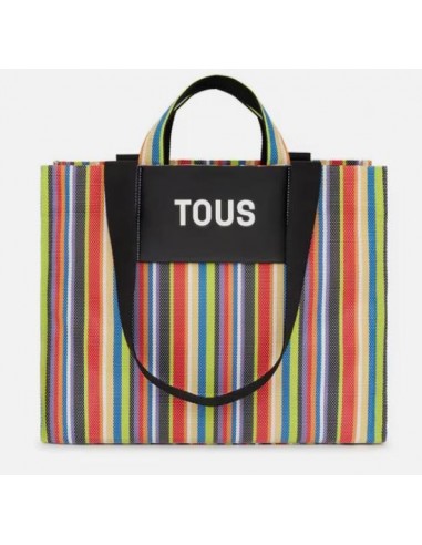 Shopping grande negro TOUS Stripes